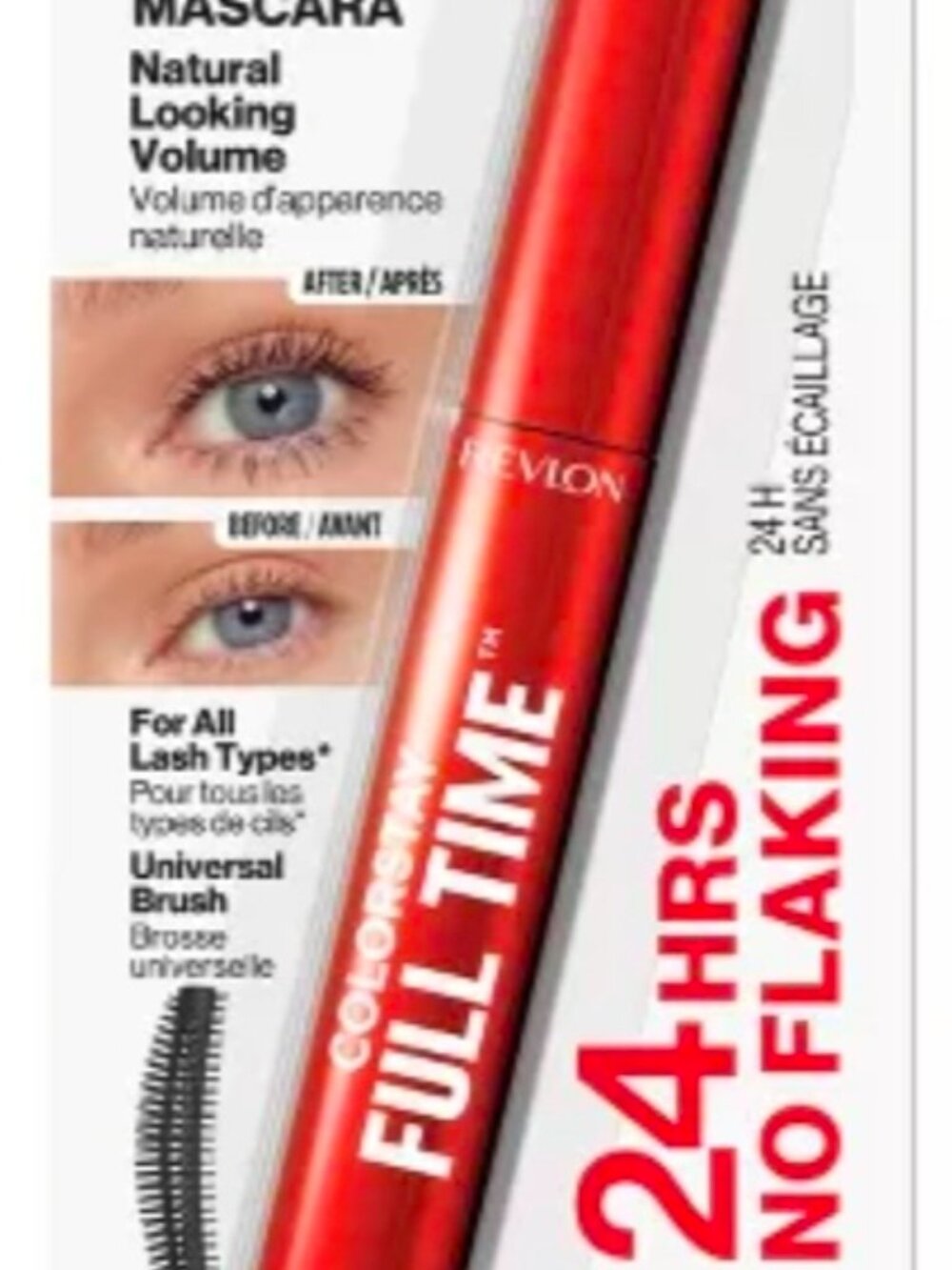Revlon NIB ColorStay Full Time Mascara, Buildable Volume, 401 Blackest Black - Picture 6 of 6